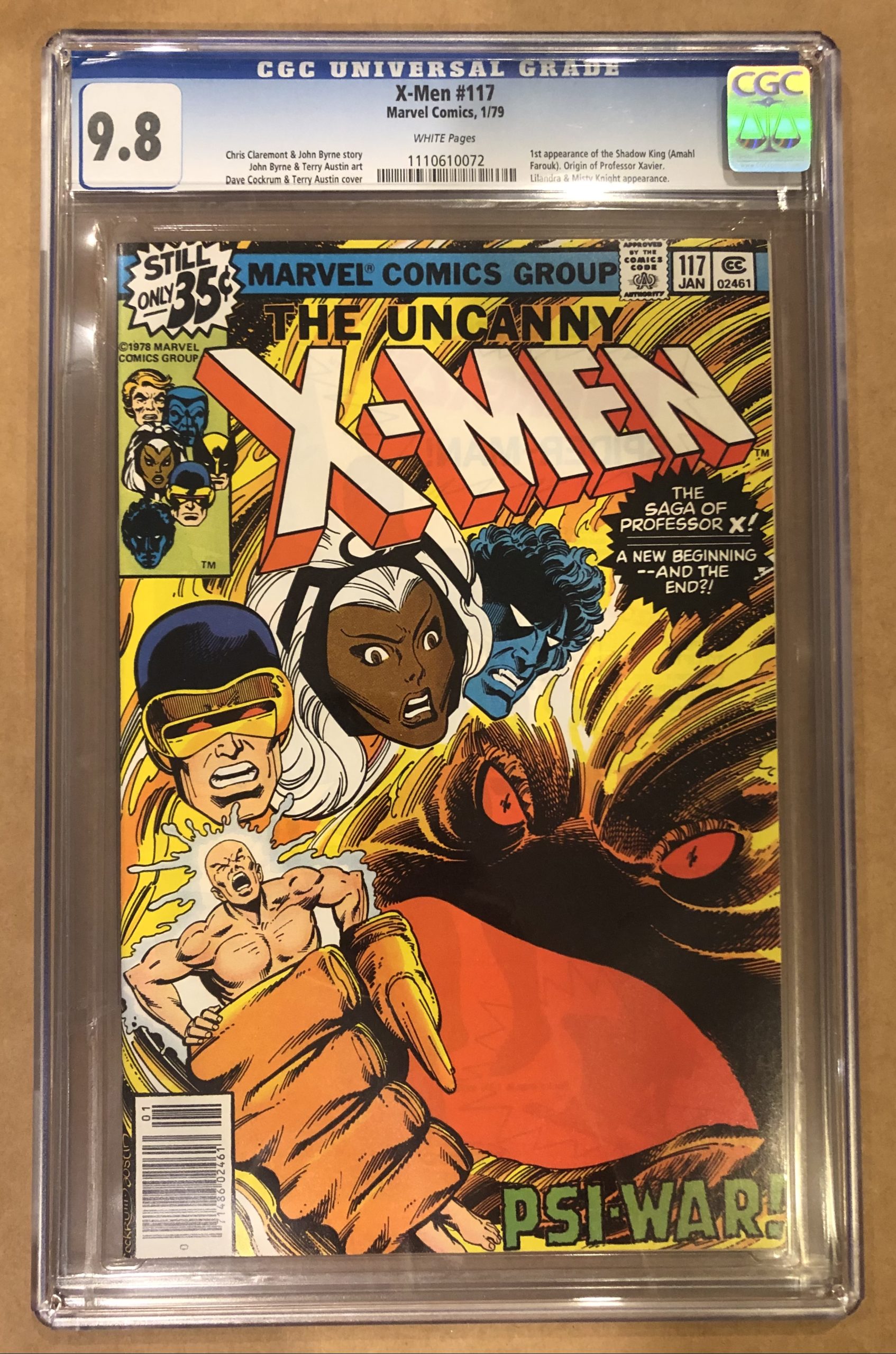 X-men #119 1979年出版 CGC鑑定済9.4 アメコミリーフ - 洋書 X-men #119 1979年出版 CGC鑑定済9.4 アメコミリーフ - 洋書